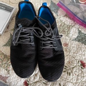 Ariat Black Athletic Shoes with Blue Accents
